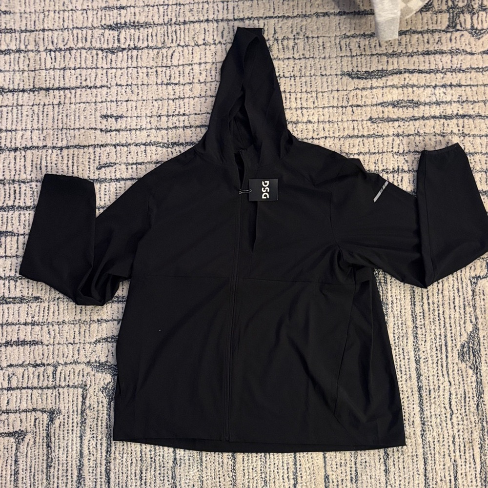 DSG Black Utility Jacket with Hood